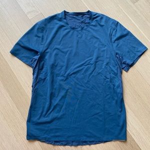 Blue lululemon tshirt